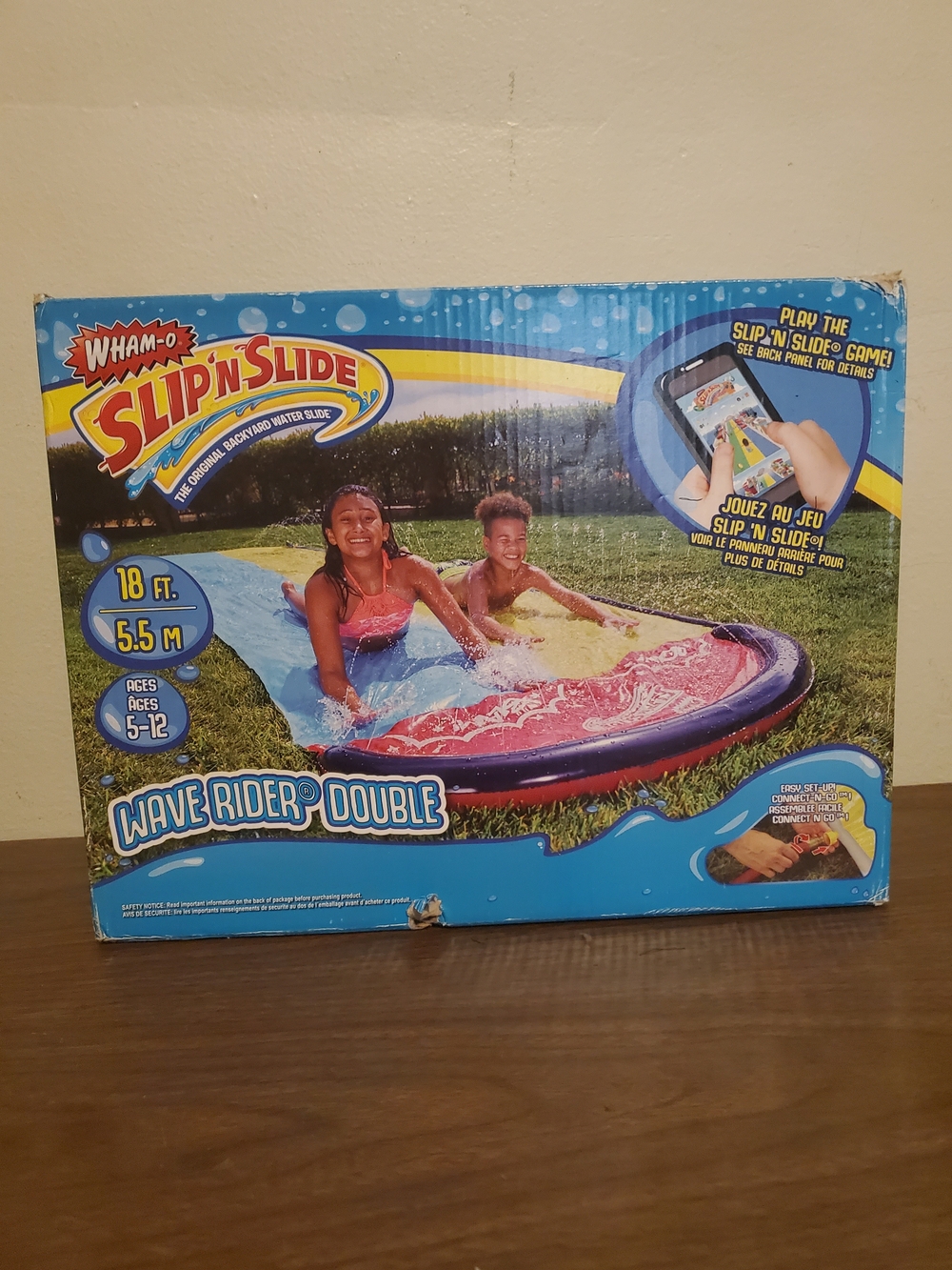 Wham-O Slip 'N Slide Wave Rider Double - Blue/Red